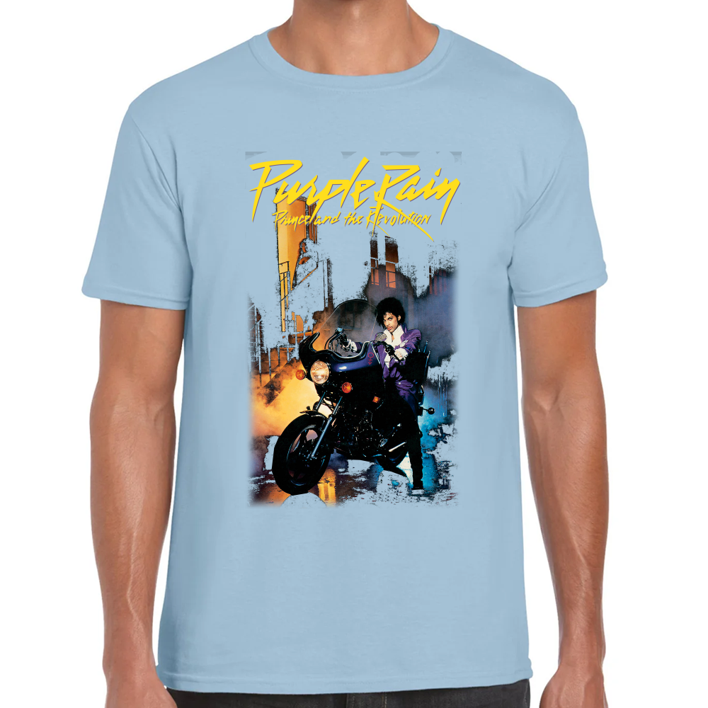 Playera Prince Purple Rain Algodón Premium #571