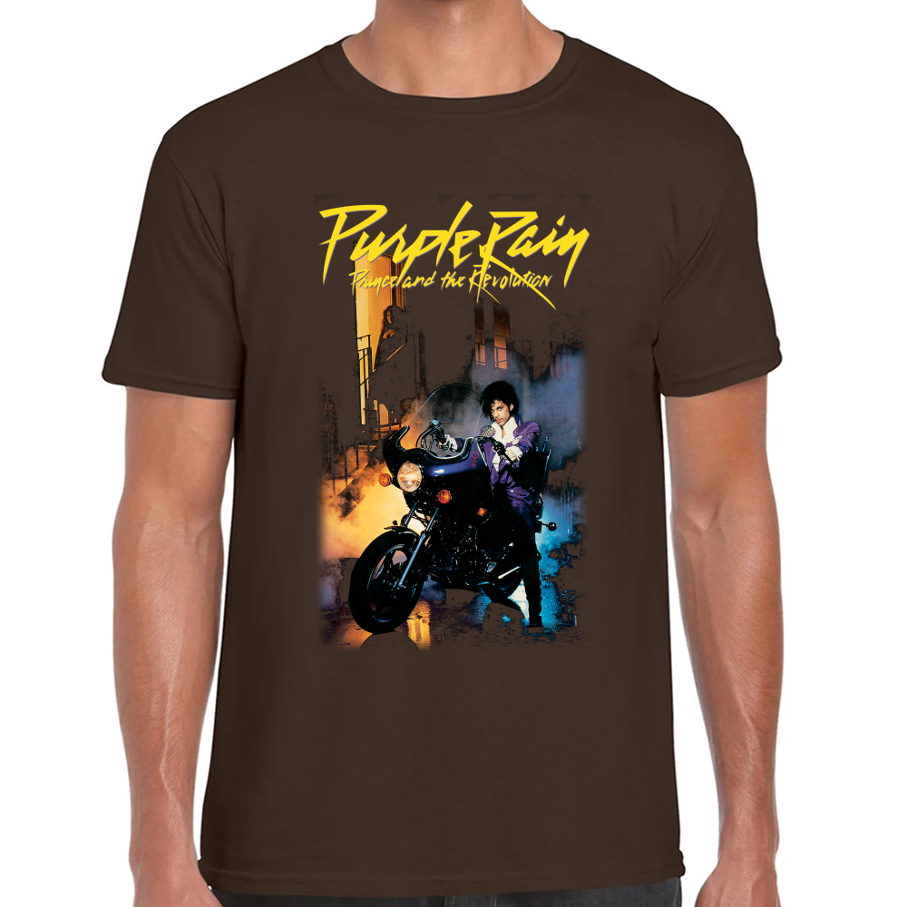 Playera Prince Purple Rain Algodón Premium #571