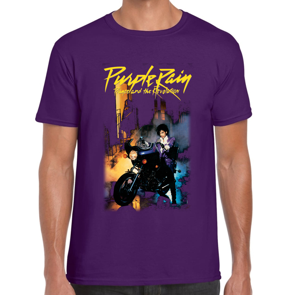 Playera Prince Purple Rain Algodón Premium #571