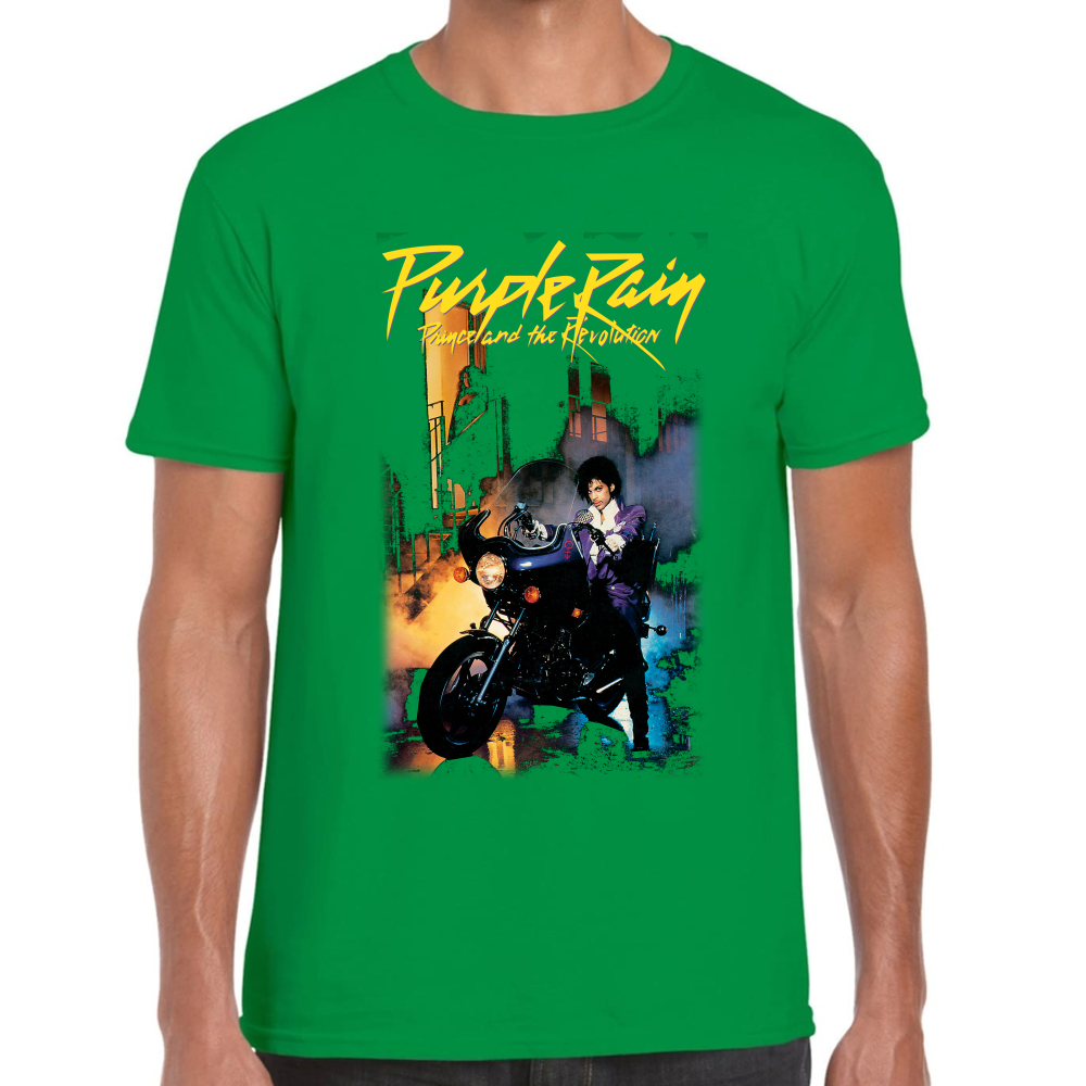 Playera Prince Purple Rain Algodón Premium #571