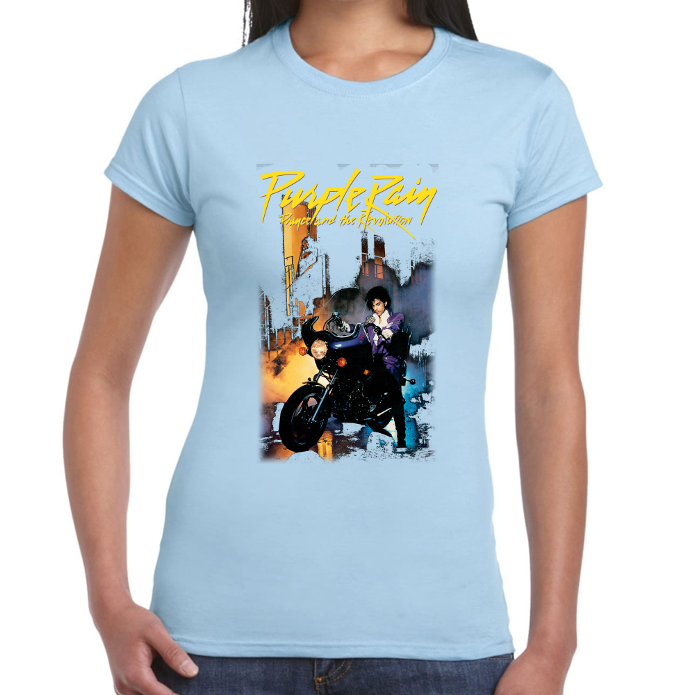 Playera Prince Purple Rain Algodón Premium #571