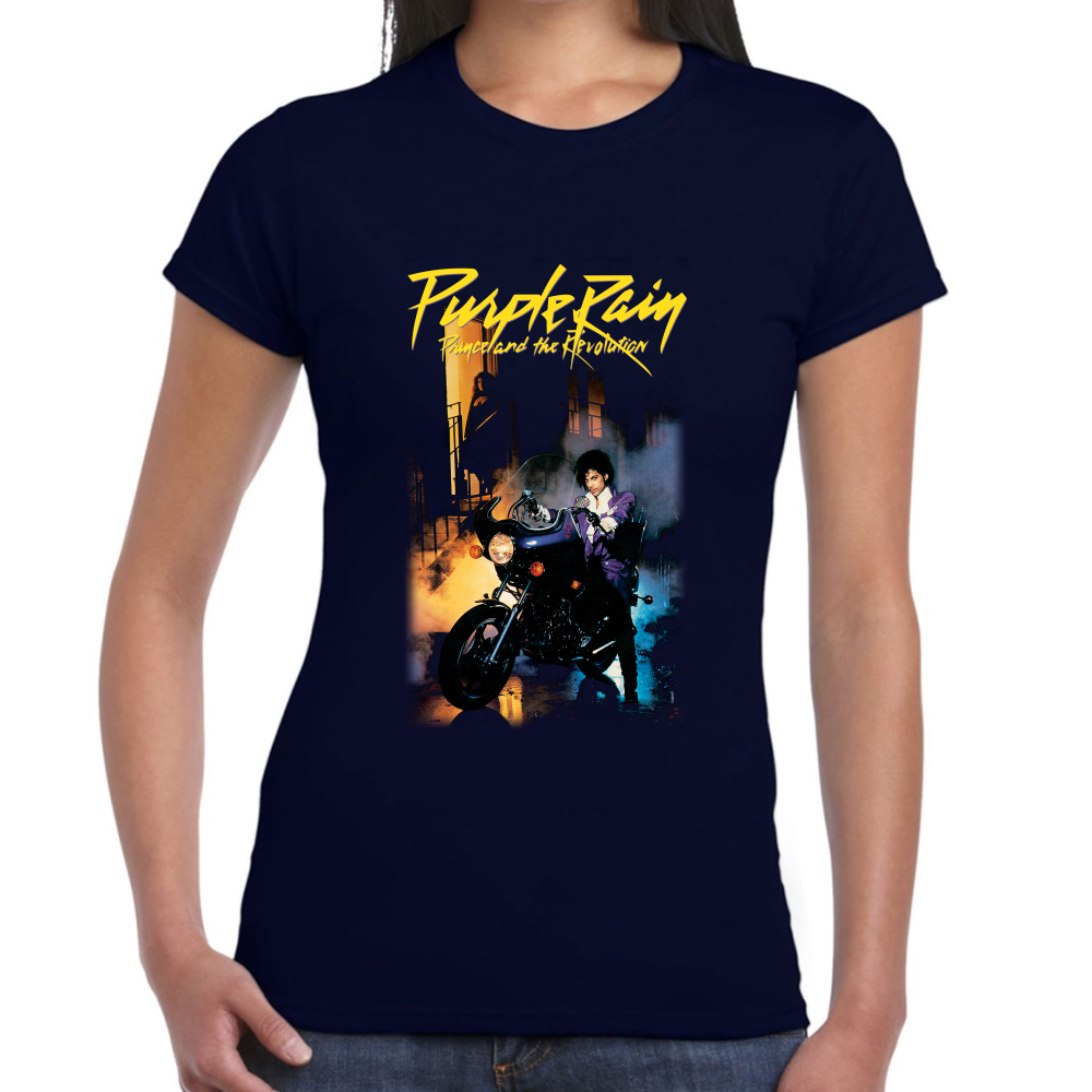 Playera Prince Purple Rain Algodón Premium #571