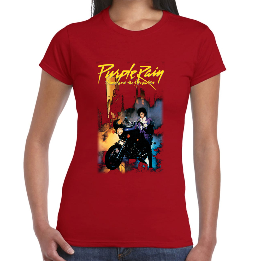 Playera Prince Purple Rain Algodón Premium #571