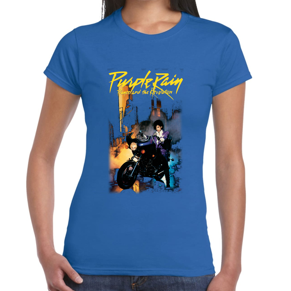 Playera Prince Purple Rain Algodón Premium #571