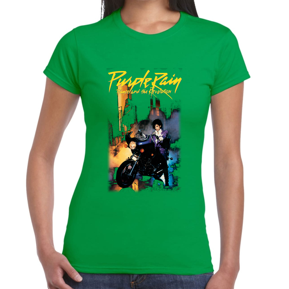 Playera Prince Purple Rain Algodón Premium #571