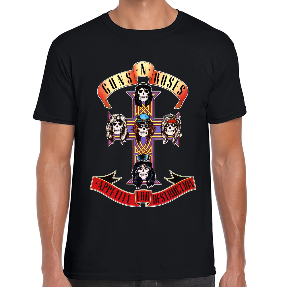 Playera Guns N Roses Appetite for Destruction Algodón Premium #575
