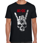 Playera AC/CD Hand Algodón Premium #576
