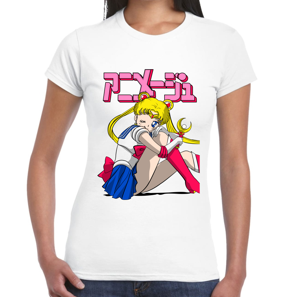 Playera Serena Tsukino Algodón Premium #580