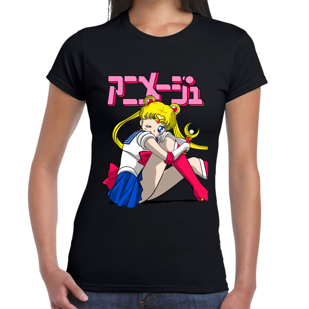 Playera Serena Tsukino Algodón Premium #580