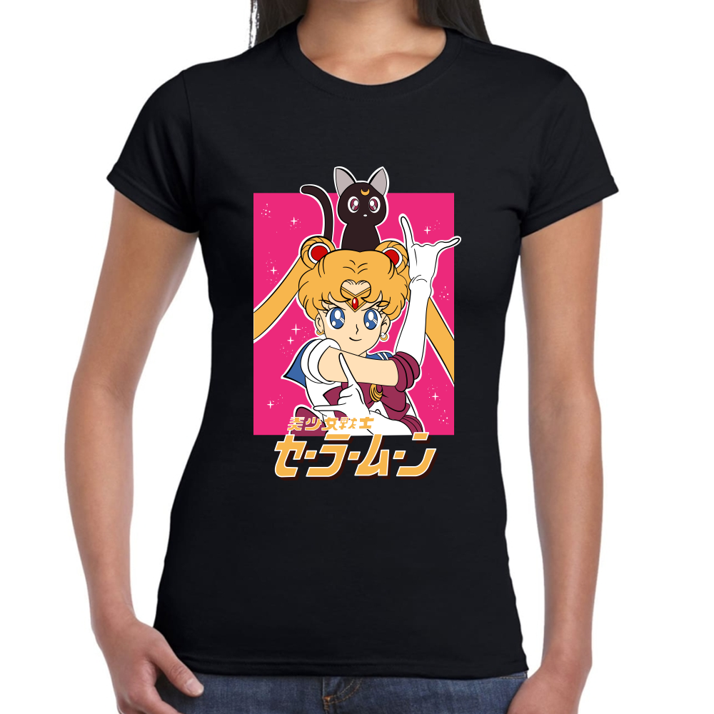 Playera Sailor Moon Serena Tsukino Algodón Premium #581