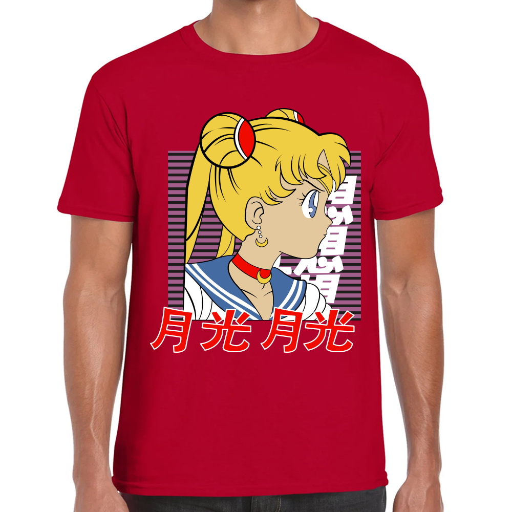 Playera Sailor Moon Serena Tsukino Algodón Premium #582