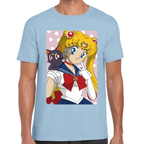 Playera Sailor Moon Serena Tsukino Algodón Premium #583