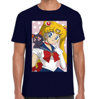 Playera Sailor Moon Serena Tsukino Algodón Premium #583