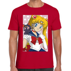 Playera Sailor Moon Serena Tsukino Algodón Premium #583