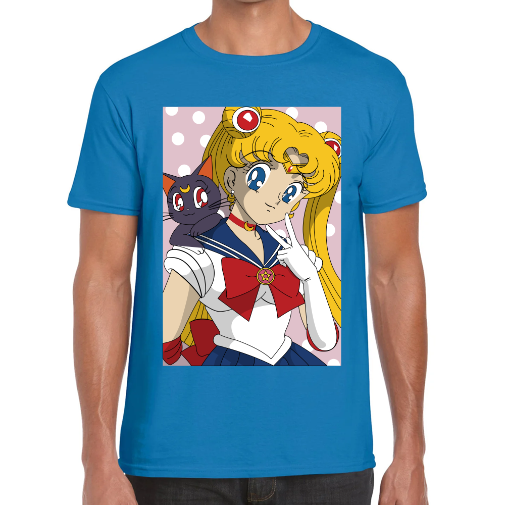 Playera Sailor Moon Serena Tsukino Algodón Premium #583