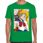 Playera Sailor Moon Serena Tsukino Algodón Premium #583