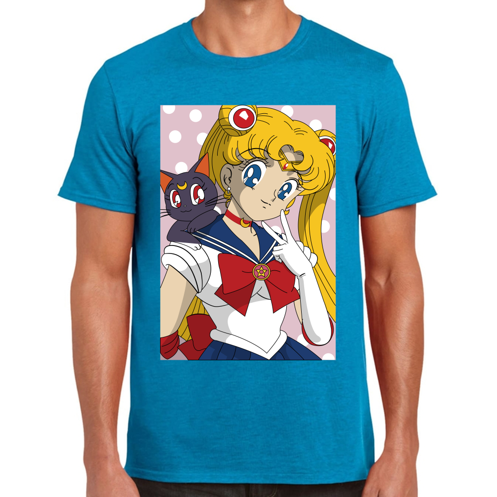 Playera Sailor Moon Serena Tsukino Algodón Premium #583