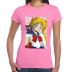 Playera Sailor Moon Serena Tsukino Algodón Premium #583