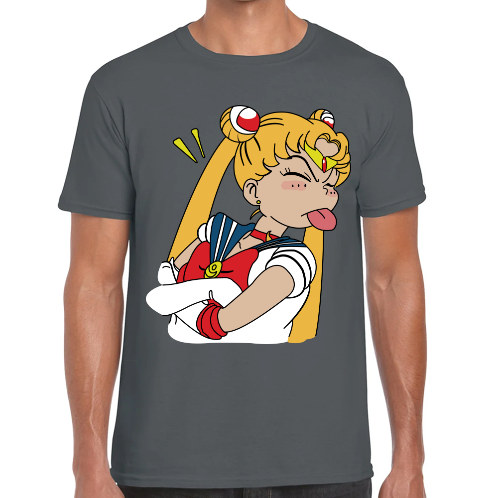 Playera Sailor Moon Serena Tsukino Algodón Premium #584