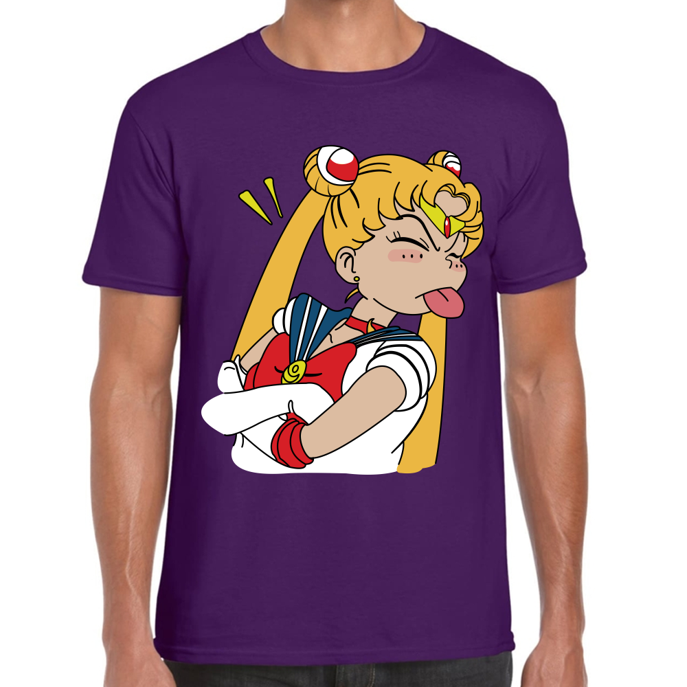 Playera Sailor Moon Serena Tsukino Algodón Premium #584
