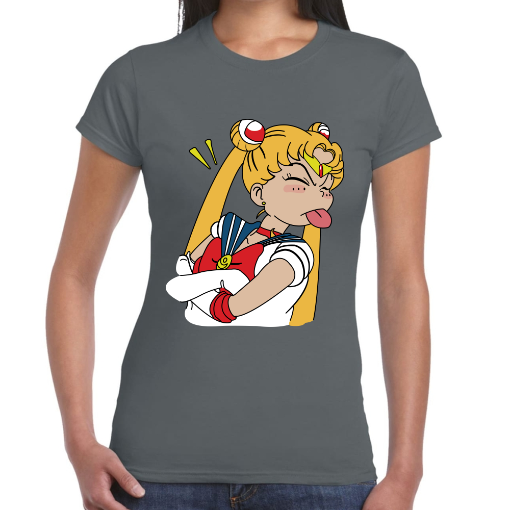 Playera Sailor Moon Serena Tsukino Algodón Premium #584