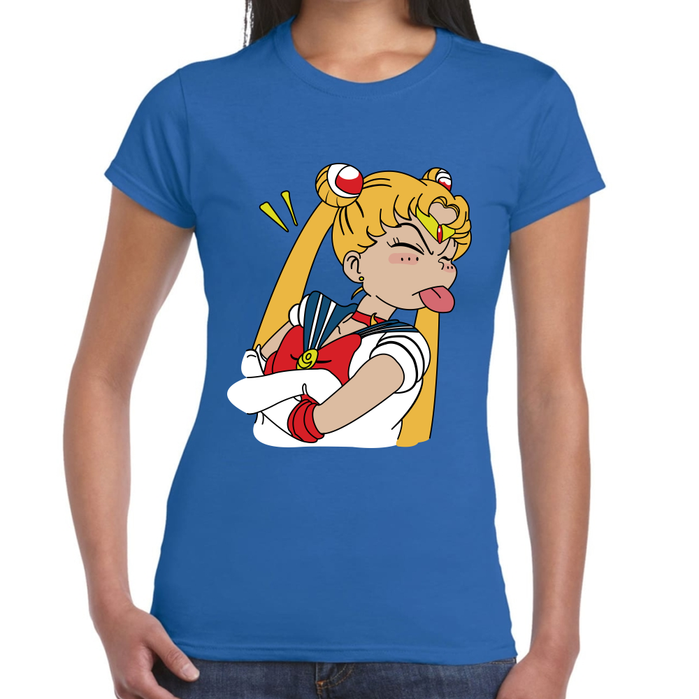 Playera Sailor Moon Serena Tsukino Algodón Premium #584