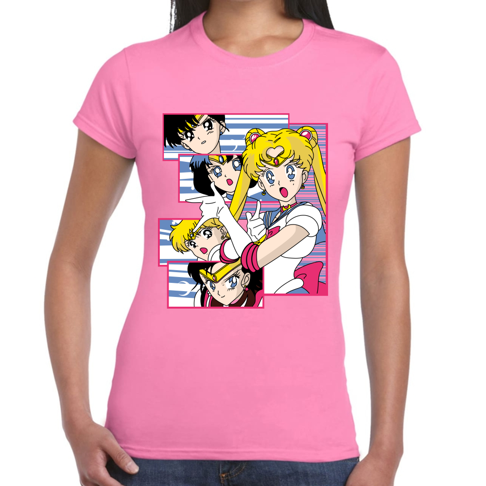Playera Serena Tsukino Sailor Moon Algodón Premium #585
