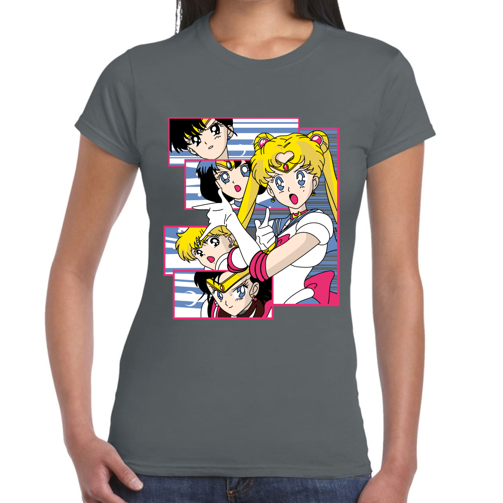 Playera Serena Tsukino Sailor Moon Algodón Premium #585