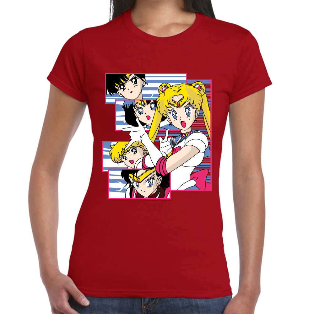 Playera Serena Tsukino Sailor Moon Algodón Premium #585