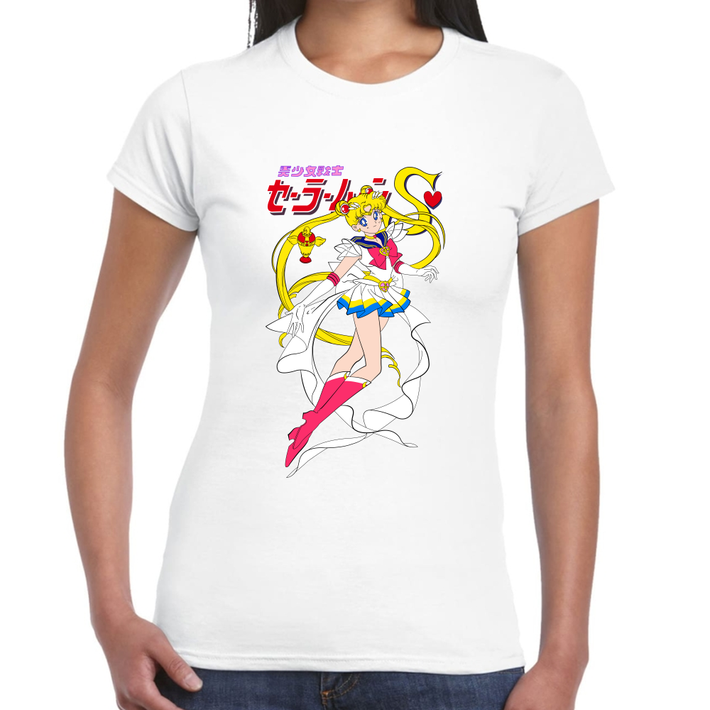 Playera Serena Tsukino Sailor Moon Algodón Premium #586