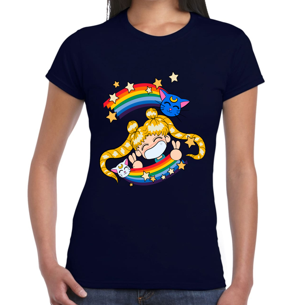Playera Serena Tsukino Sailor Moon Algodón Premium #587
