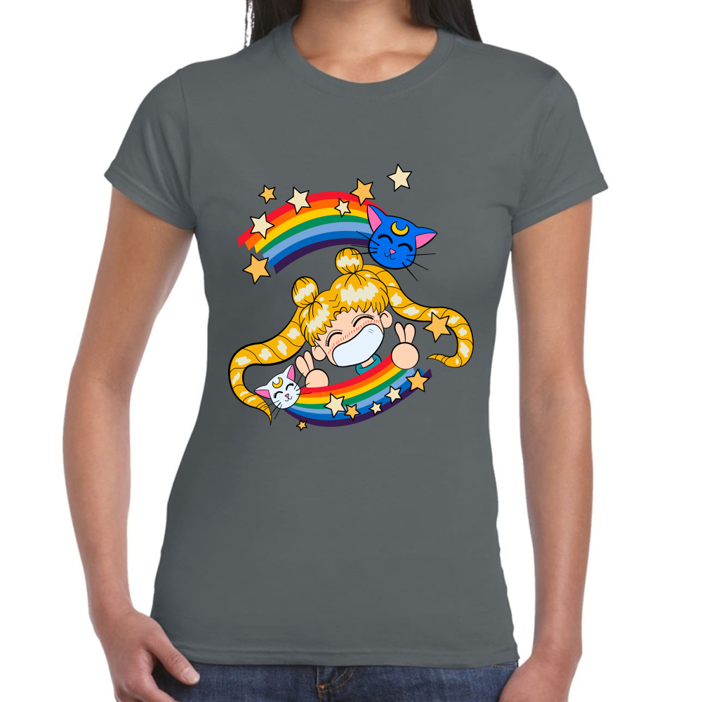 Playera Serena Tsukino Sailor Moon Algodón Premium #587