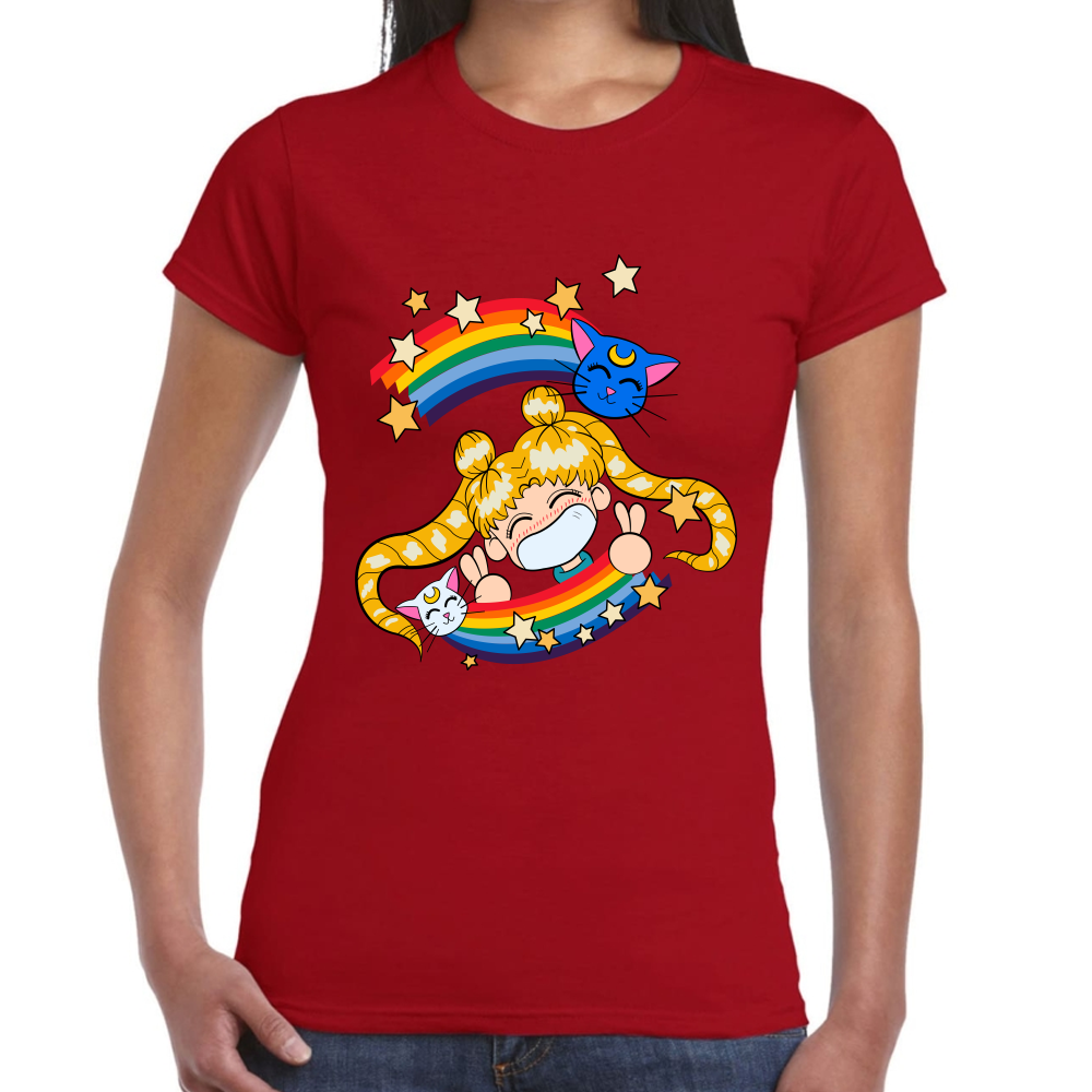 Playera Serena Tsukino Sailor Moon Algodón Premium #587