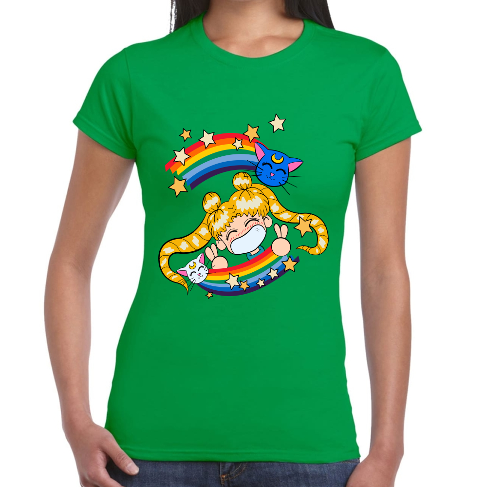 Playera Serena Tsukino Sailor Moon Algodón Premium #587