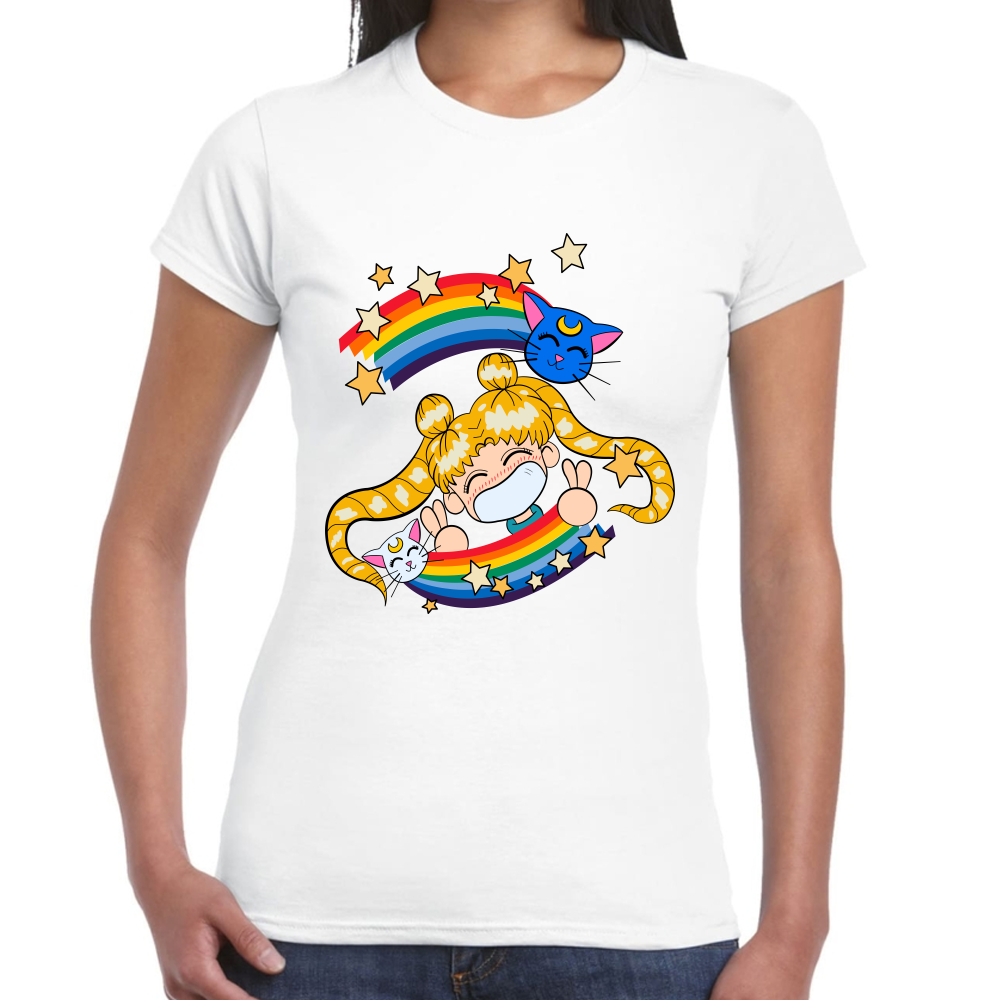 Playera Serena Tsukino Sailor Moon Algodón Premium #587