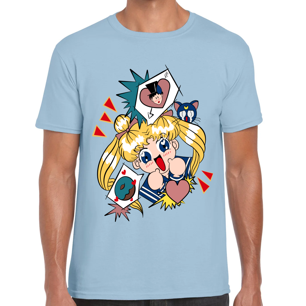 Playera Serena Tsukino Sailor Moon Algodón Premium #588