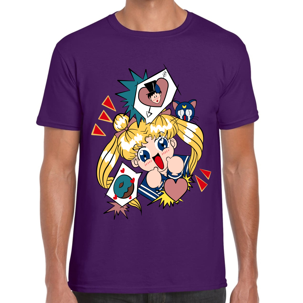 Playera Serena Tsukino Sailor Moon Algodón Premium #588