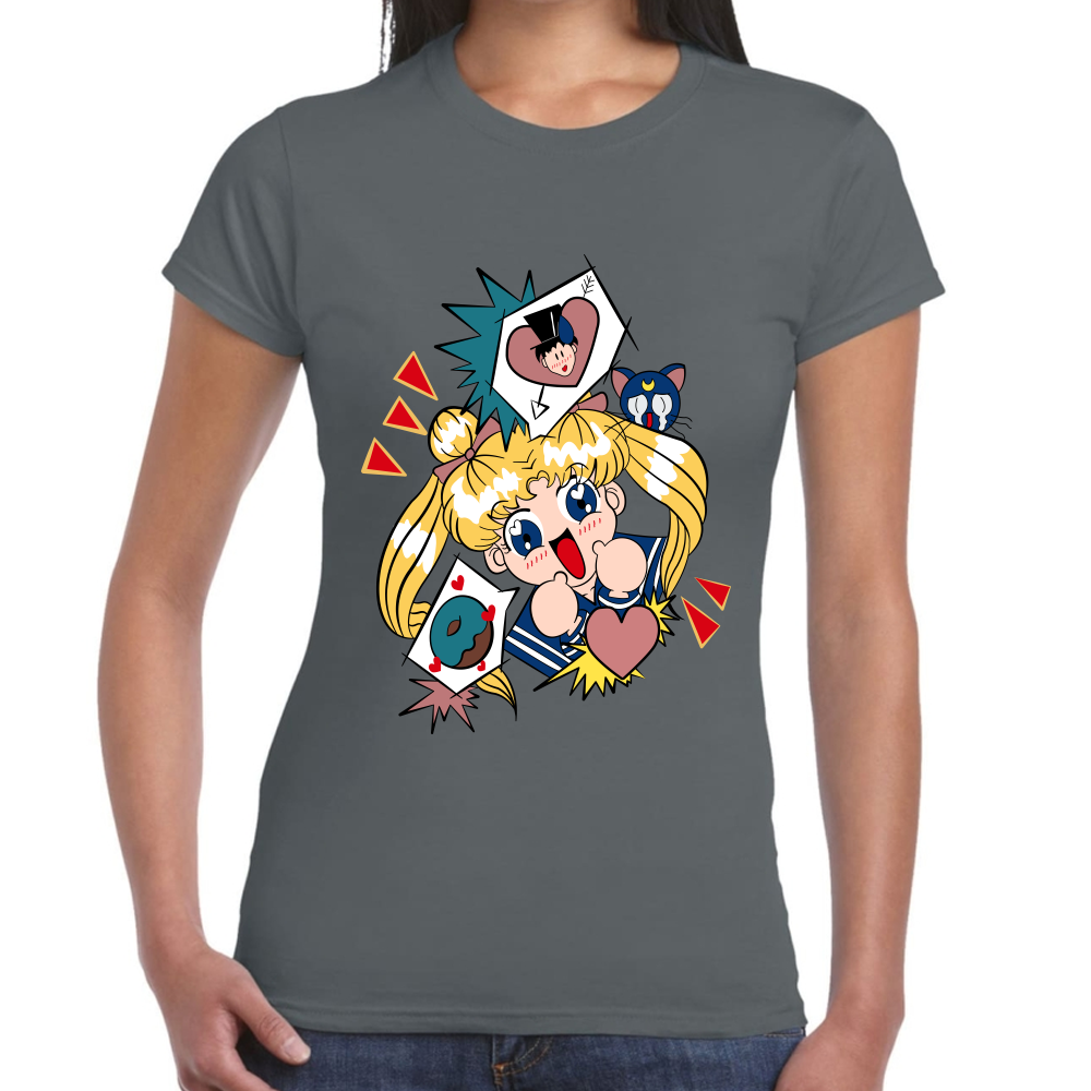 Playera Serena Tsukino Sailor Moon Algodón Premium #588