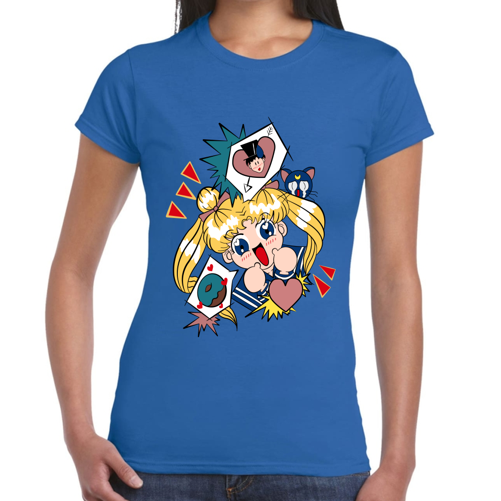 Playera Serena Tsukino Sailor Moon Algodón Premium #588