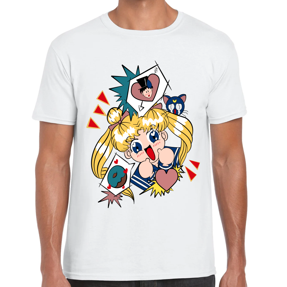 Playera Serena Tsukino Sailor Moon Algodón Premium #588