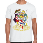 Playera Sailor Scouts Sailor Moon Algodón Premium #589