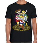 Playera Sailor Scouts Sailor Moon Algodón Premium #589