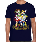 Playera Sailor Scouts Sailor Moon Algodón Premium #589