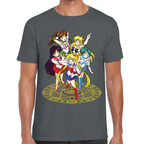 Playera Sailor Scouts Sailor Moon Algodón Premium #589