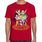 Playera Sailor Scouts Sailor Moon Algodón Premium #589