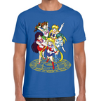 Playera Sailor Scouts Sailor Moon Algodón Premium #589
