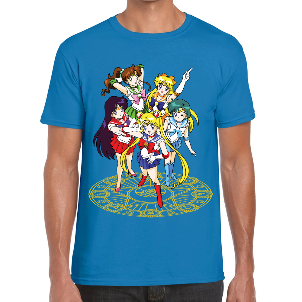 Playera Sailor Scouts Sailor Moon Algodón Premium #589