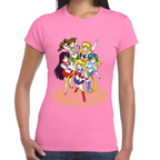 Playera Sailor Scouts Sailor Moon Algodón Premium #589