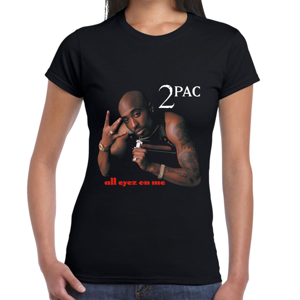 Playera Tupac Shakur All Eyez on Me Algodón Premium #590
