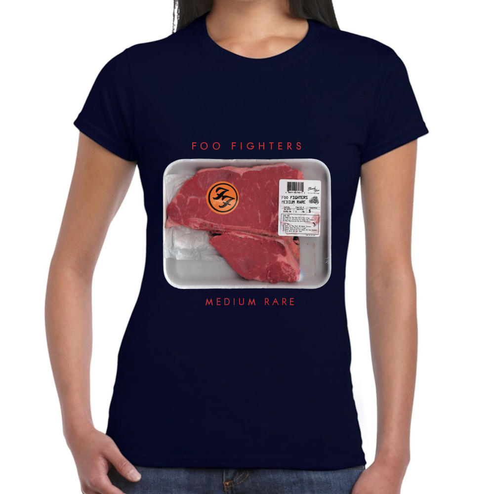 Playera Foo Fighters Medium Rare Algodón Premium #593
